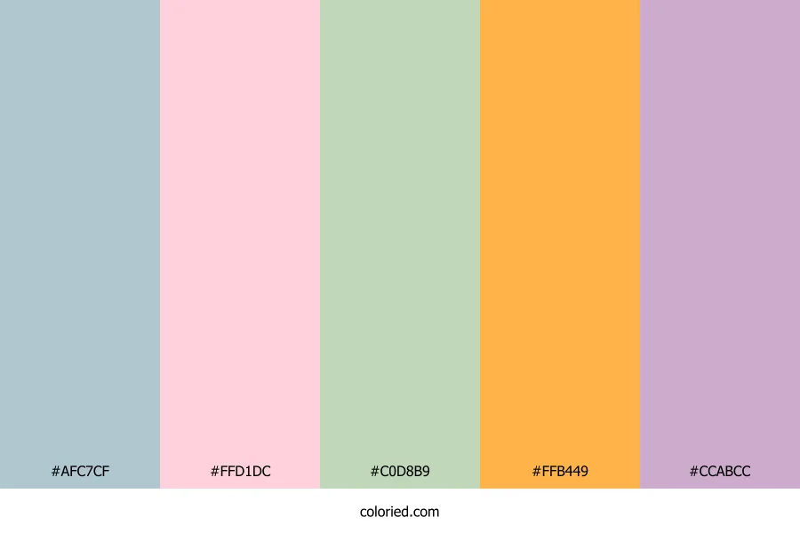 Pastel Tones Color Palette
