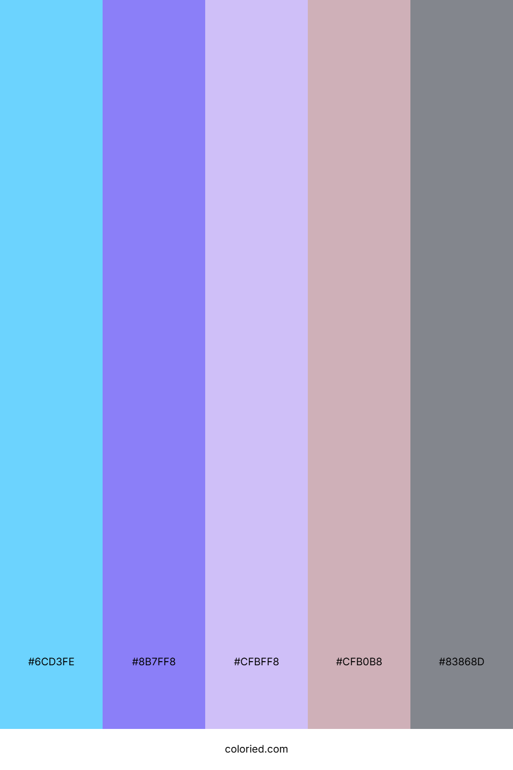 Pastel Wave Mist Color Palette