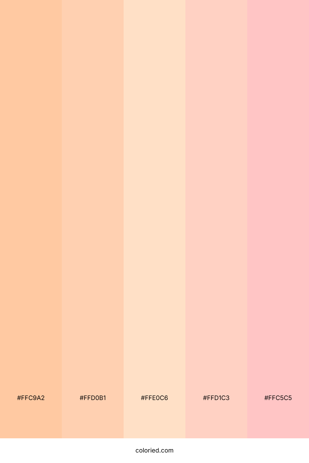 Peach And Blush Color Palette