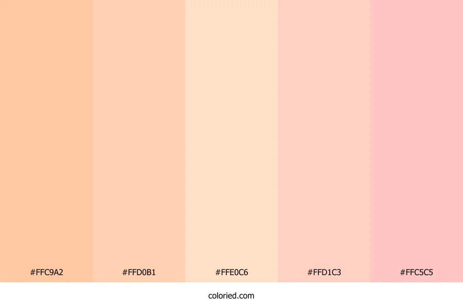 Peach and Blush Color Palette
