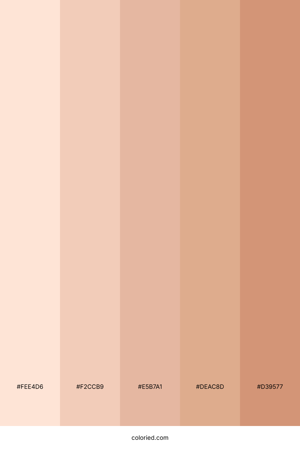 Peach and Warm Beige Color Palette