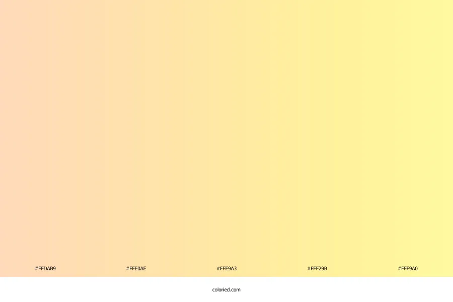 Peach and Yellow Gradient