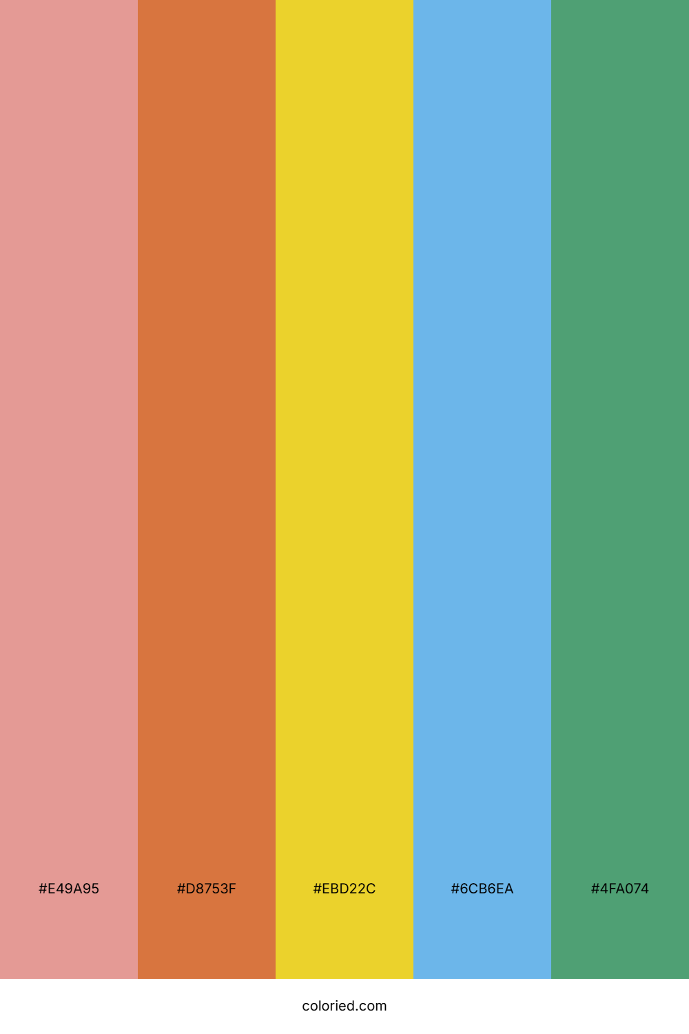 Peach Apricot Meadow Color Palette