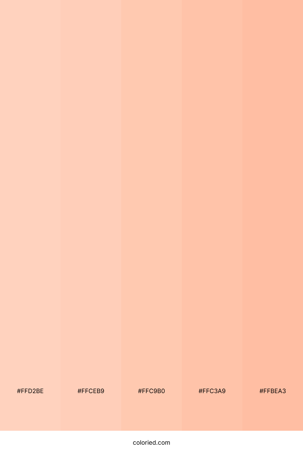 Peach Biscuit Glow Color Palette
