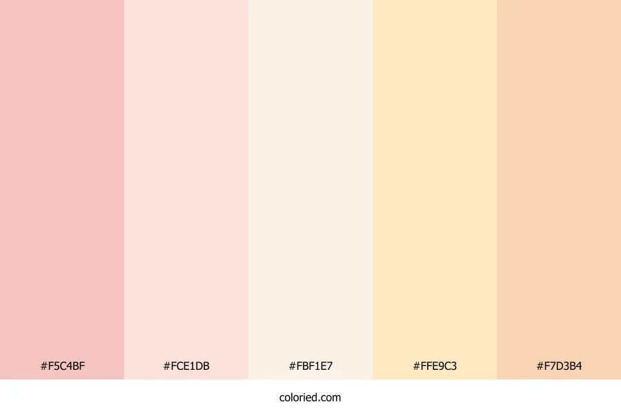 Peach Blossom Color Palette