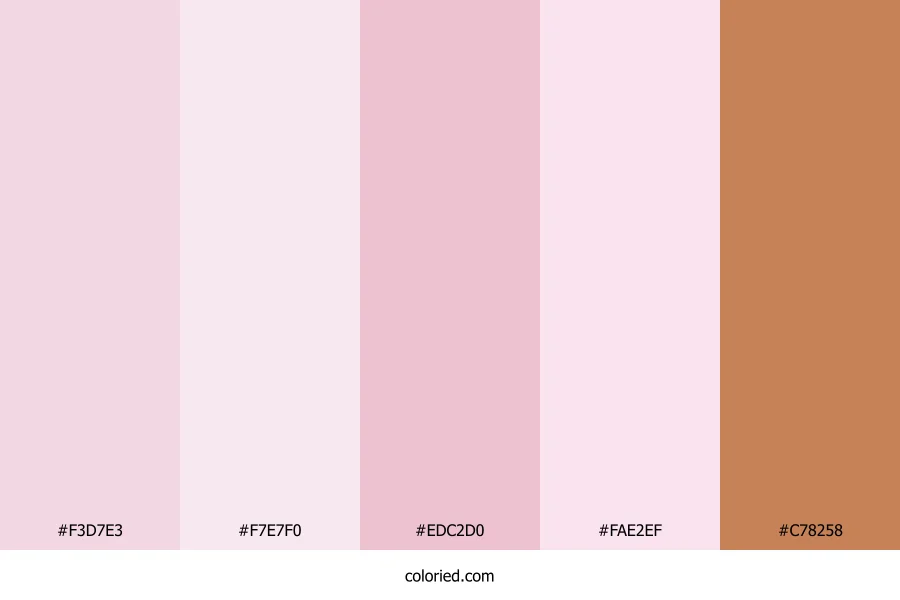 Peach Blossom Mist Color Palette