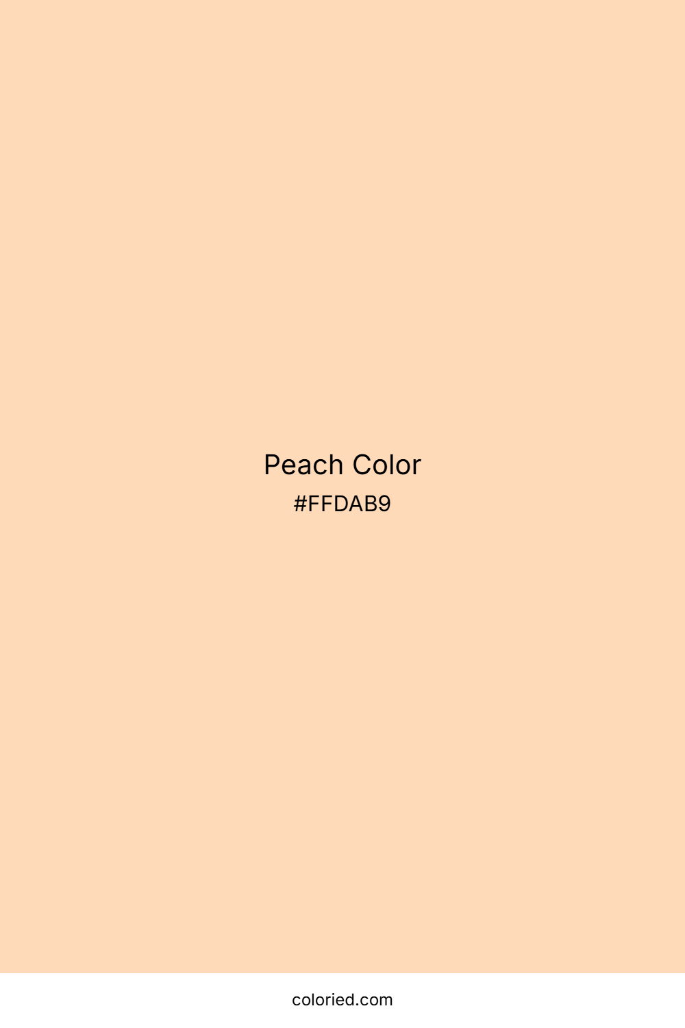 Peach Color