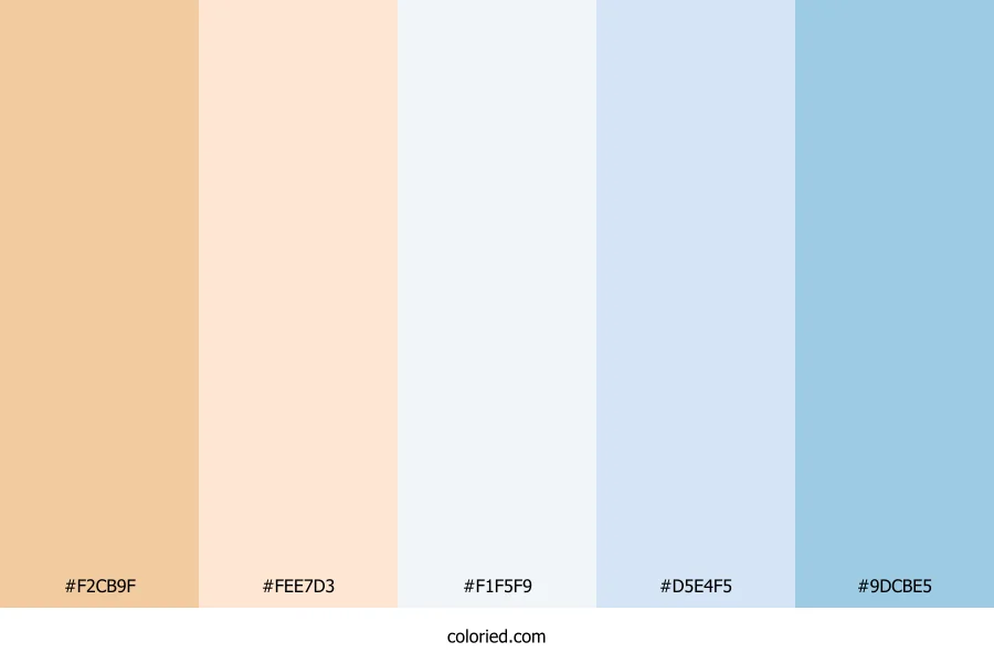 Peach Frost Color Palette