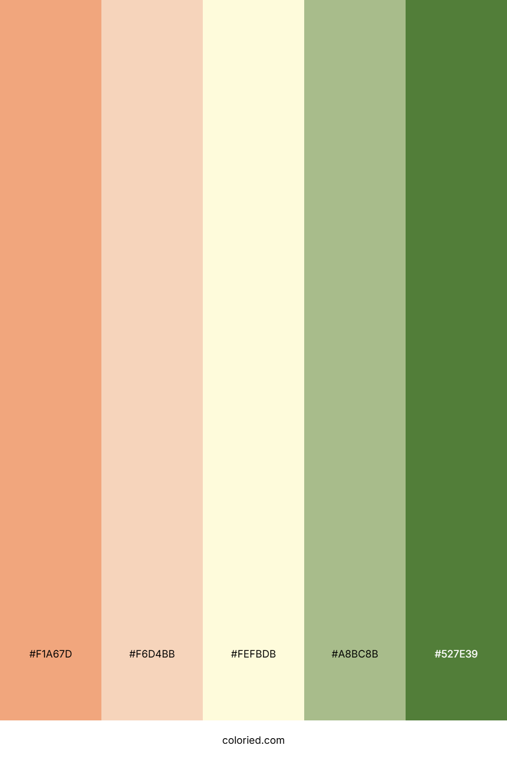 Peach Herb Sunrise Palette