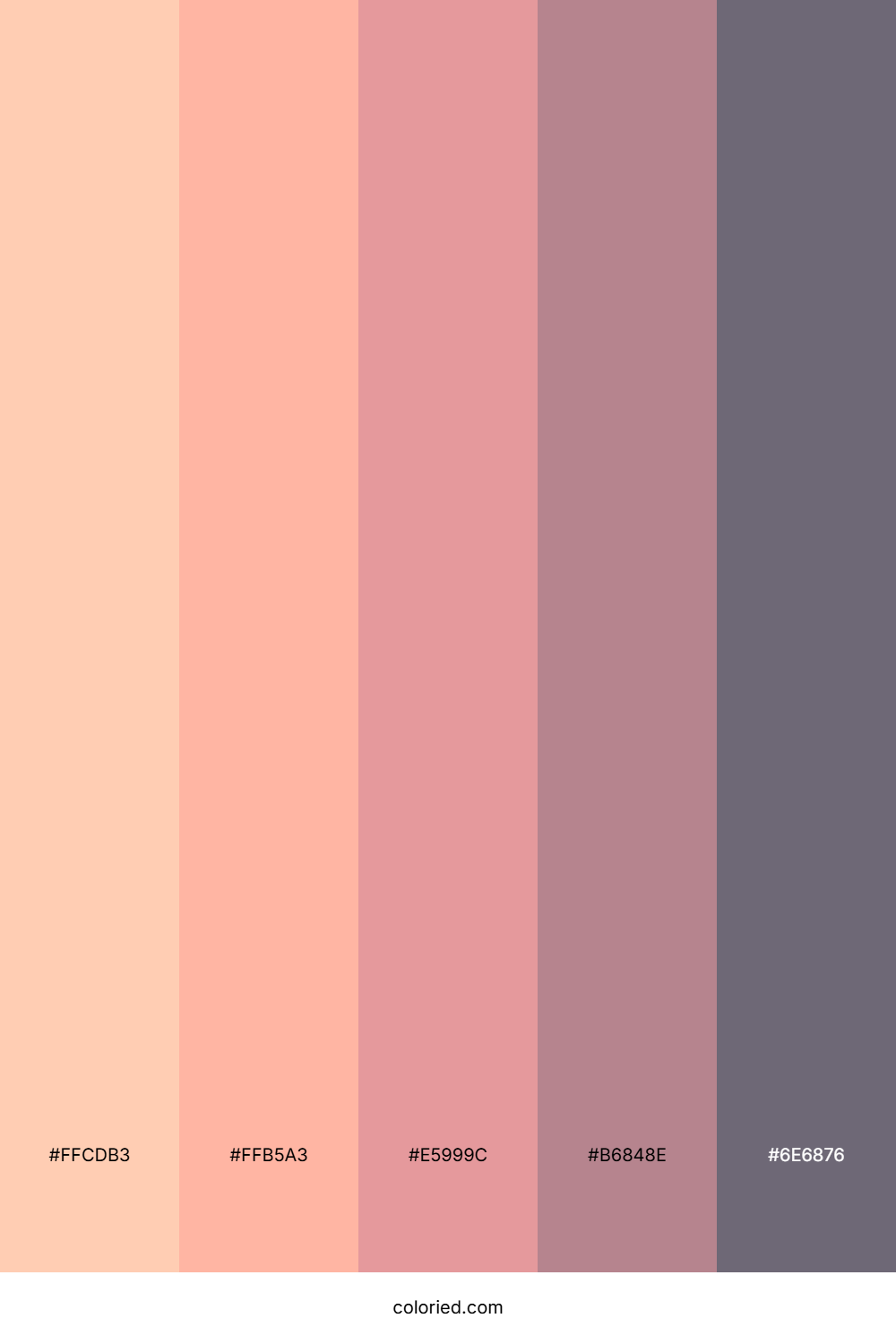 Peach Mauve Elegance Color Palette