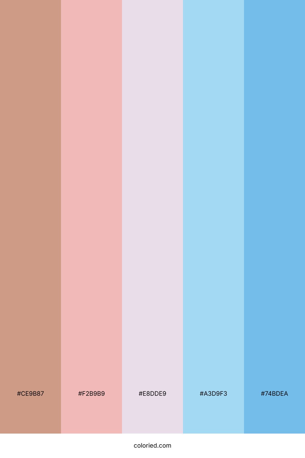 Peach Mist Horizon Color Palette