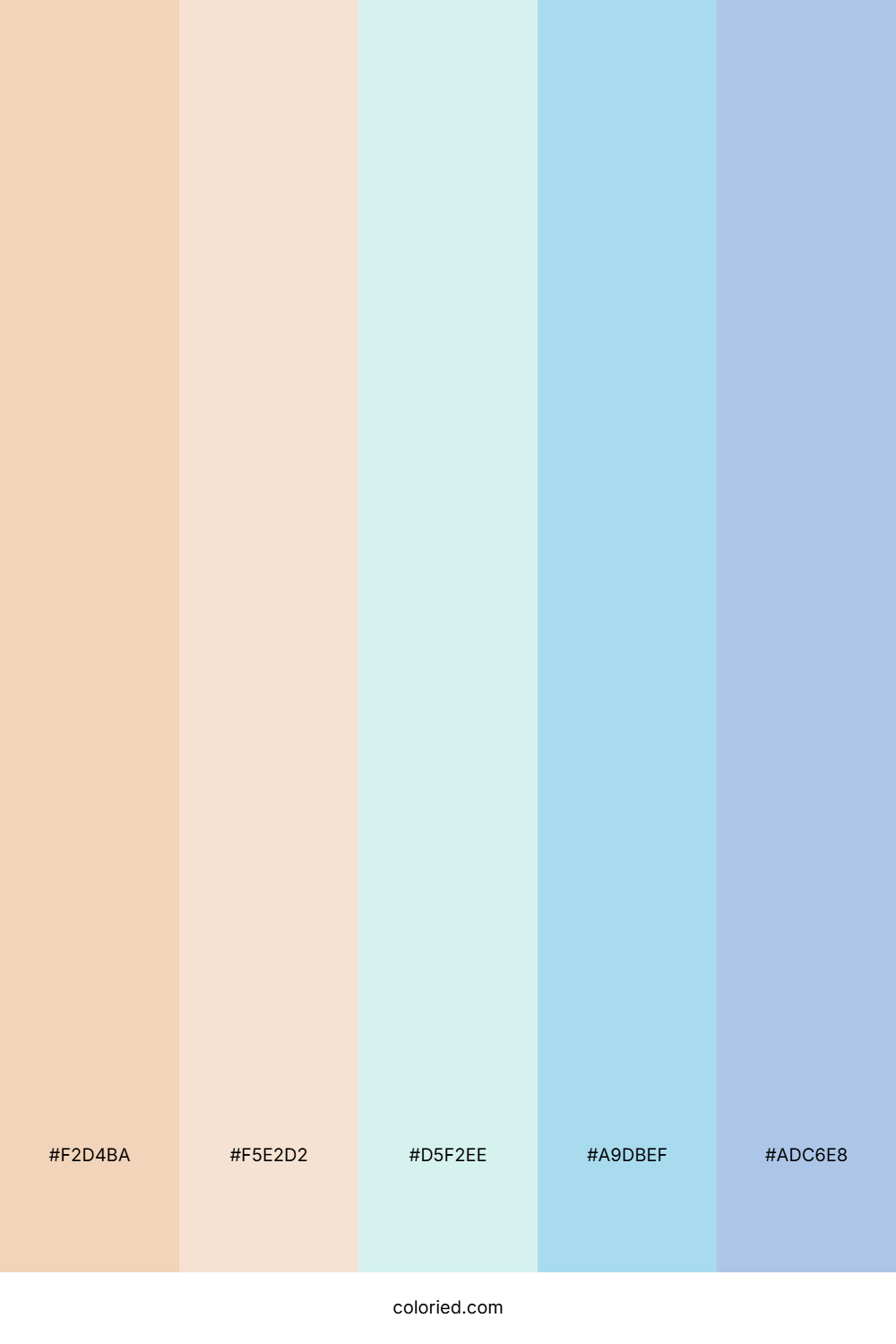 Peach Morning Sky Color Palette
