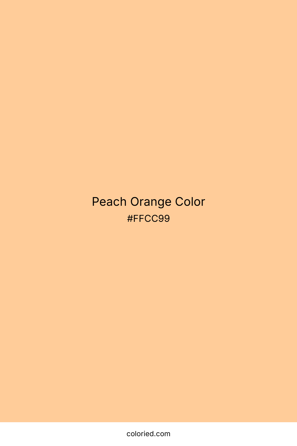 Peach Orange Color
