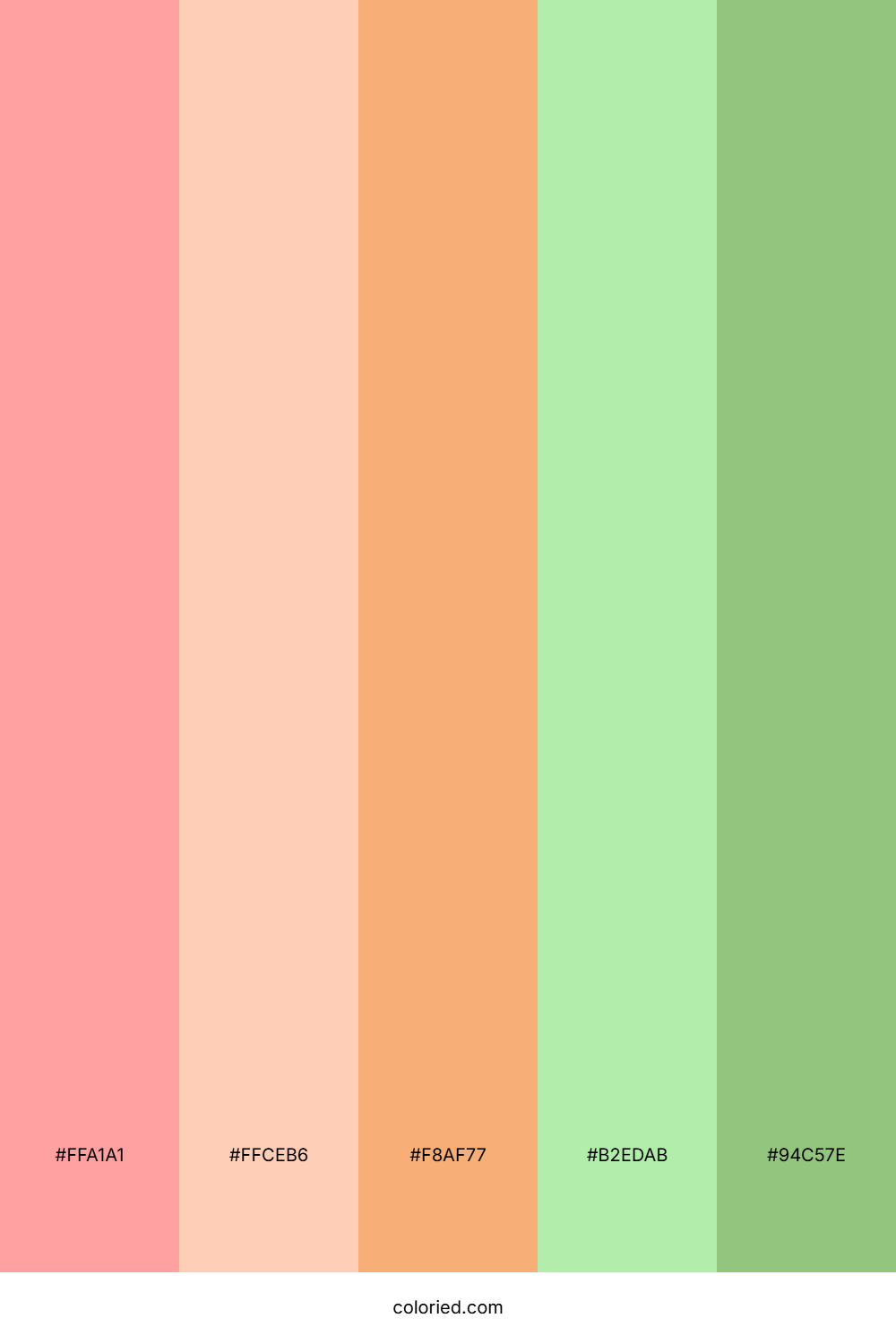 Peach Orchard Meadow Palette