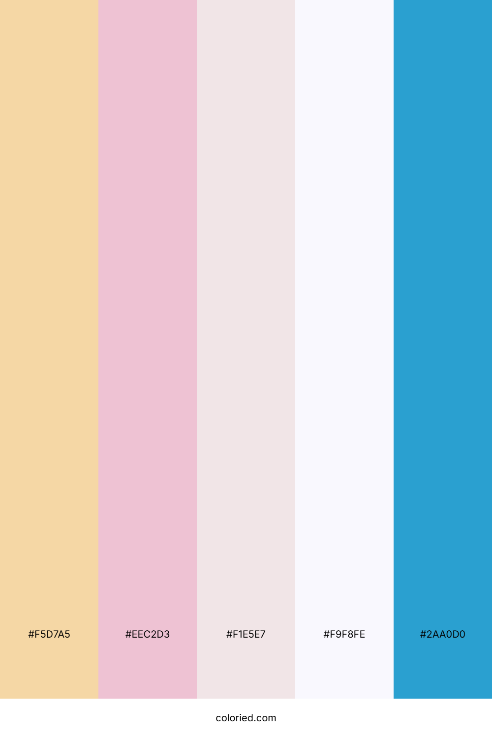 Peach Petal Sky Color Palette