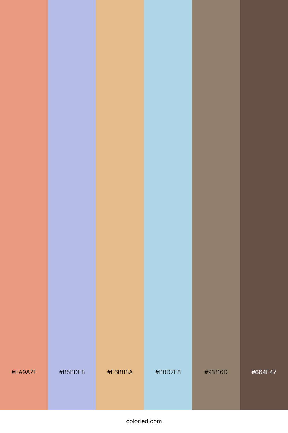 Peach Sky Horizon Color Palette