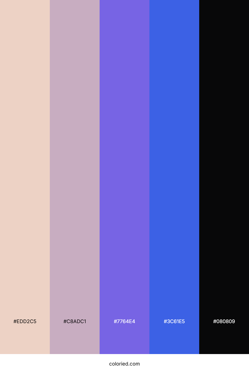 Peach Twilight Wave Color Palette