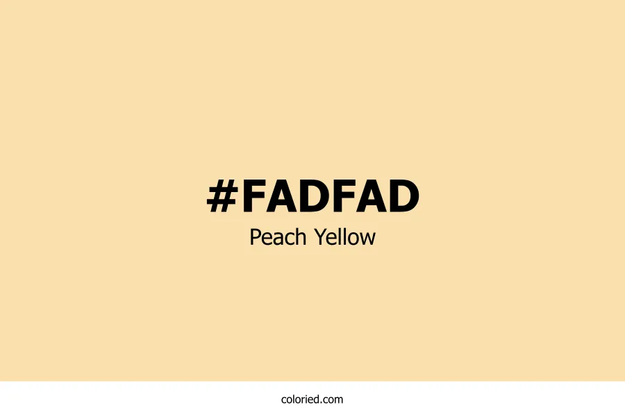 Peach Yellow Color