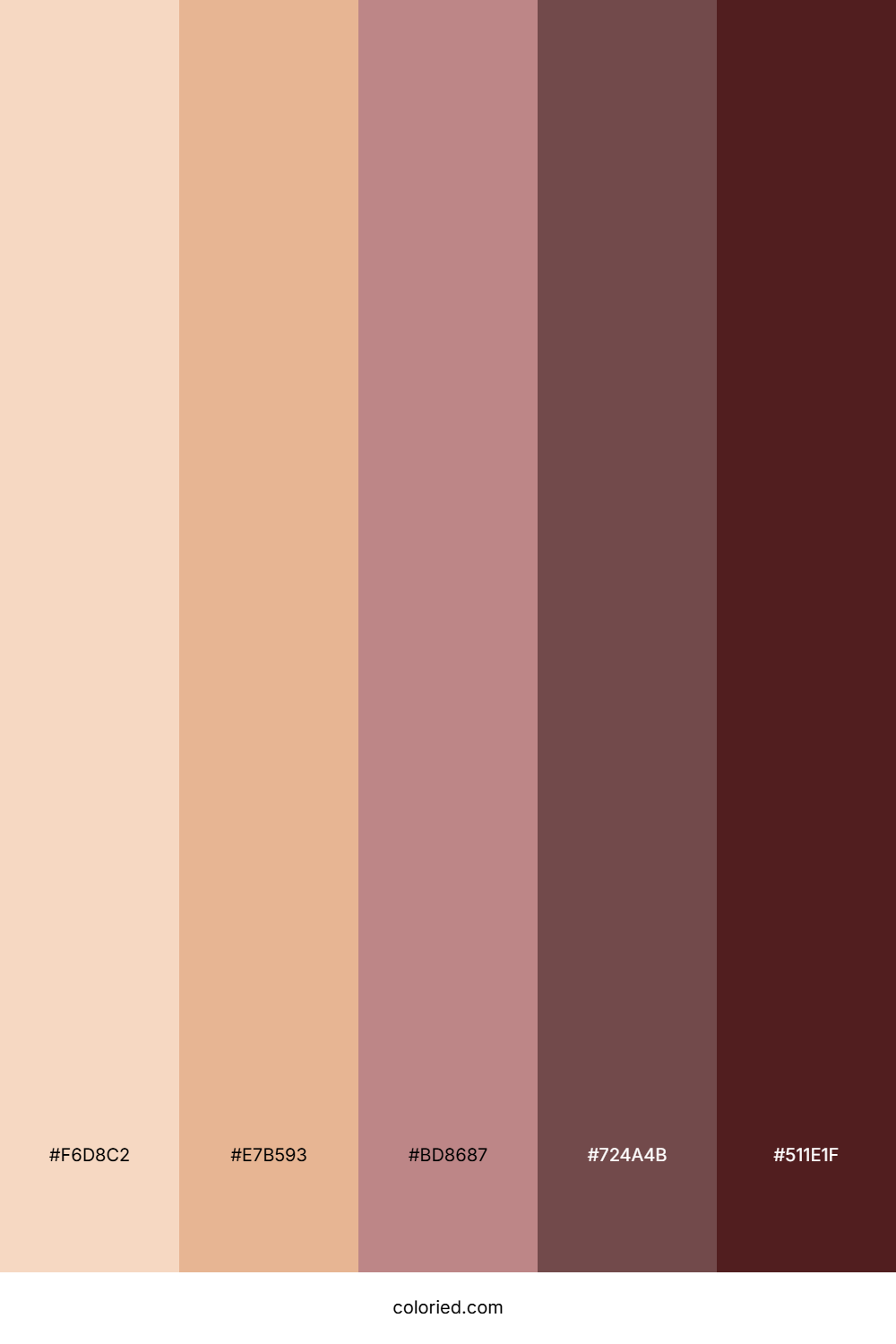 Peachy Rose Glow Color Palette