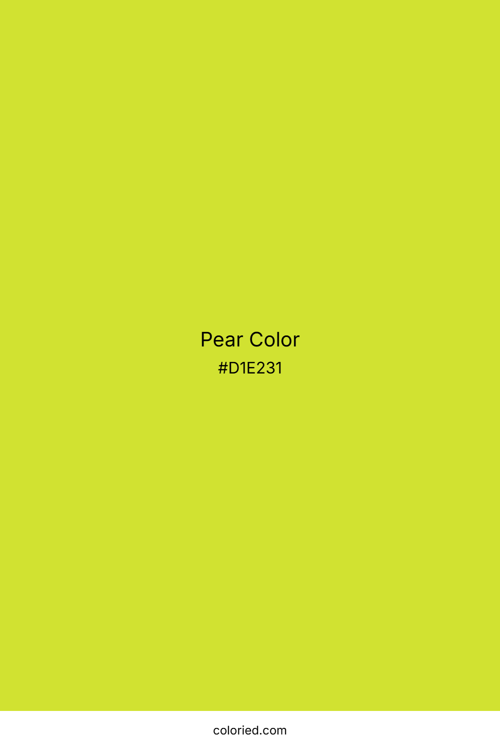 Pear Color