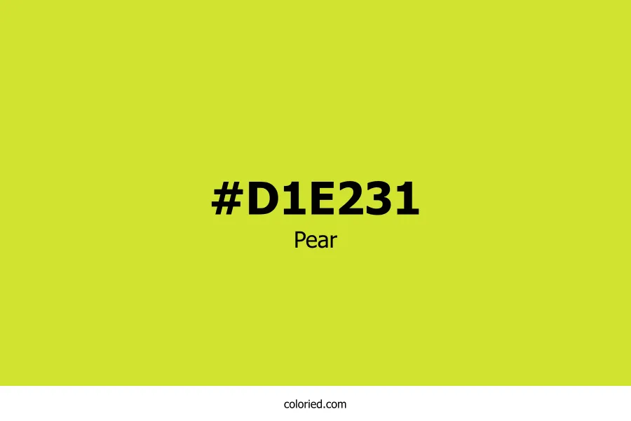 Pear Color Hex Code