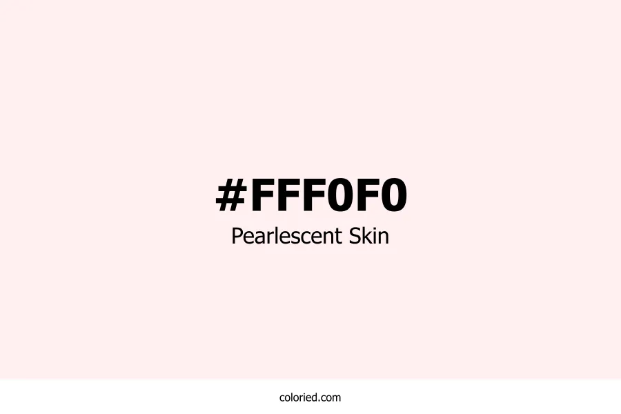 Pearlescent Skin Color