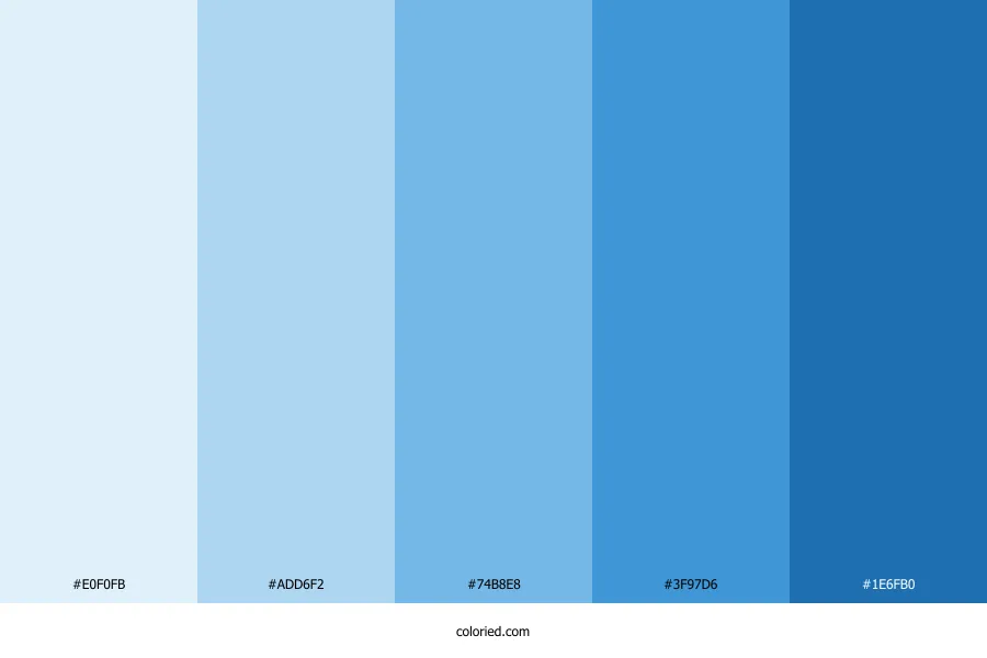 Perfect Blue Color Palette