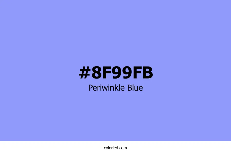 Periwinkle Blue Color Hex Code