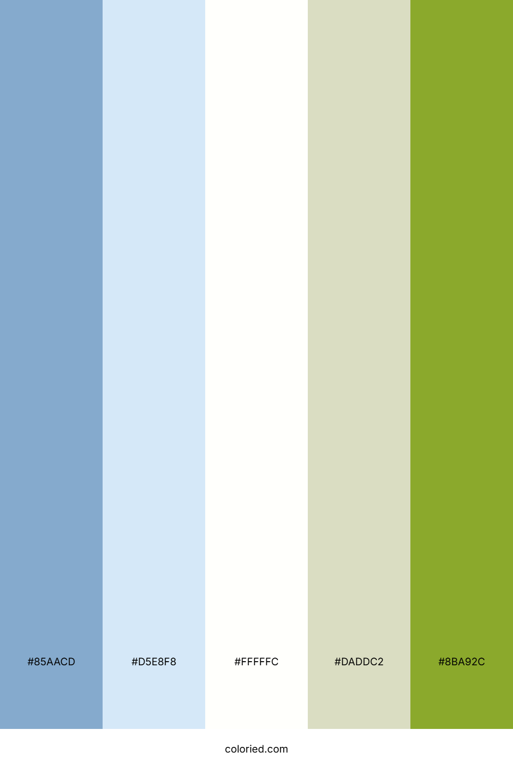 Periwinkle Cloud Meadow Color Palette