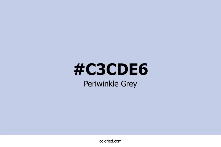 Periwinkle Grey Color