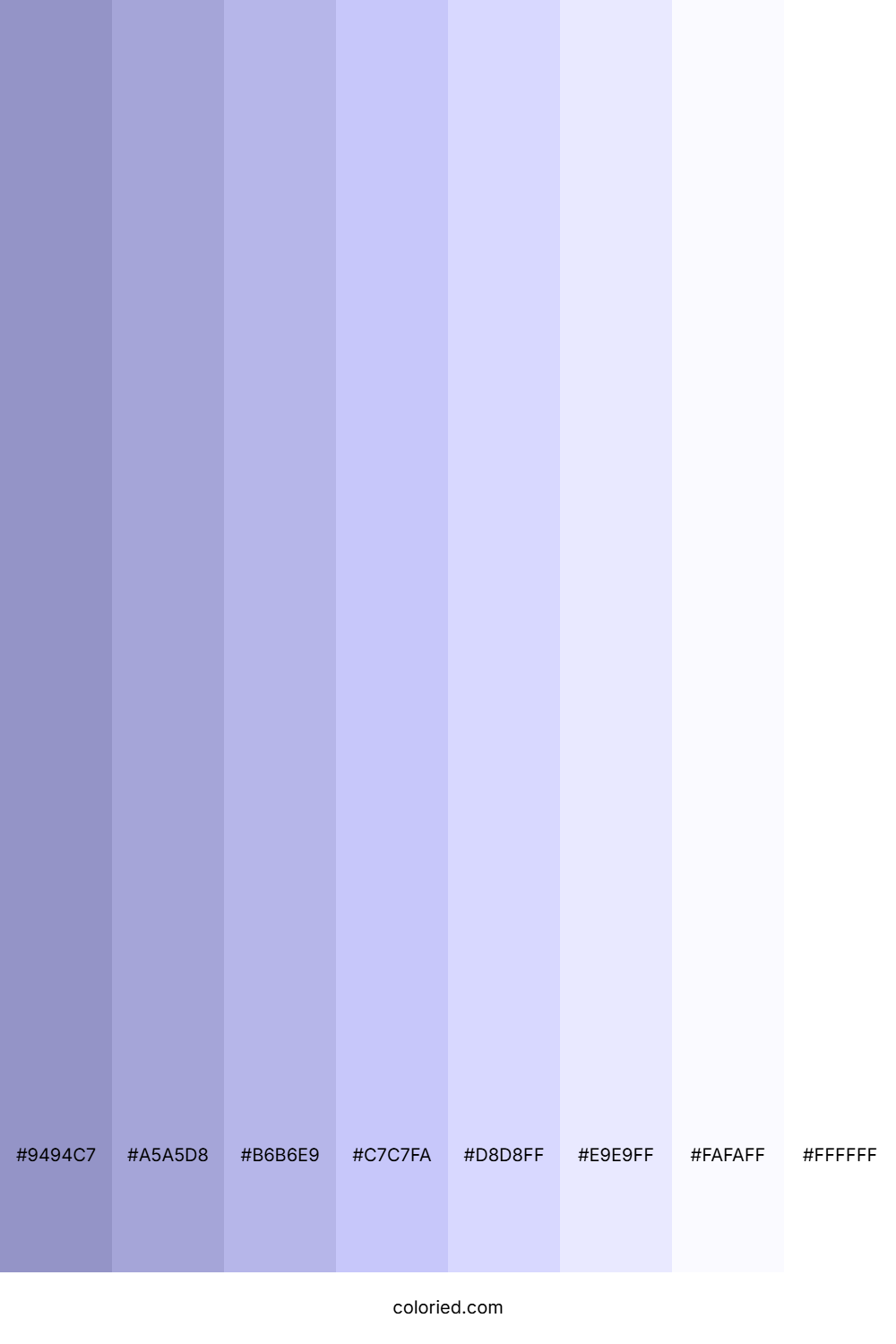 Periwinkle Mist Shades