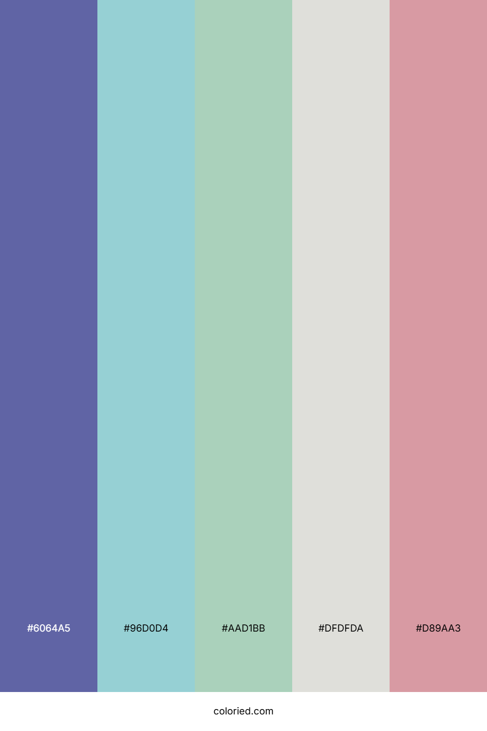 Periwinkle Seafoam Harmony Palette