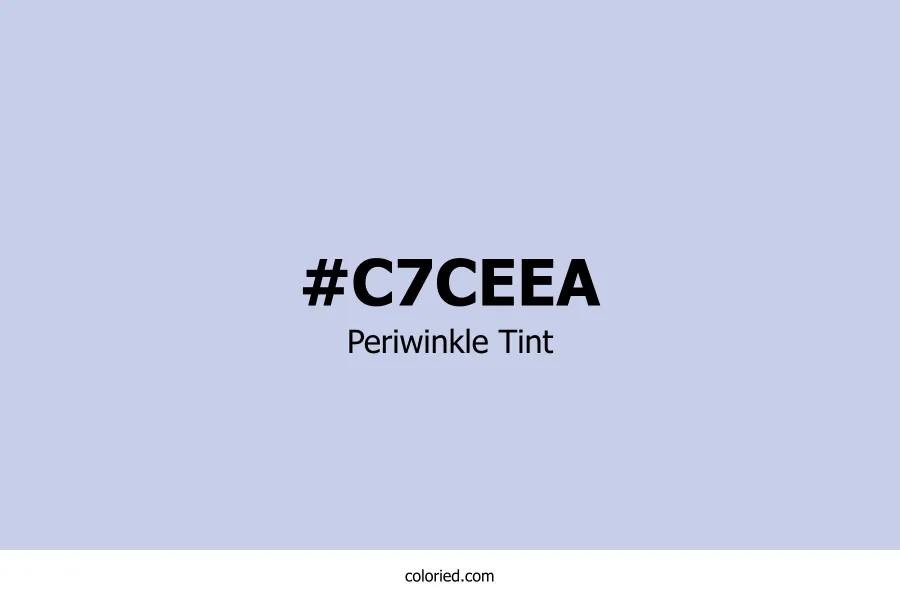 Periwinkle Tint Color