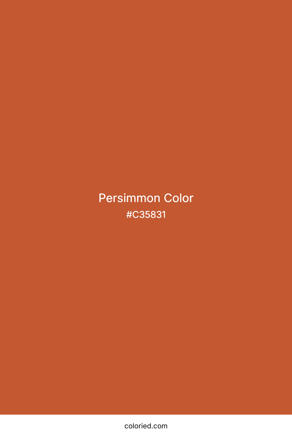Persimmon Color