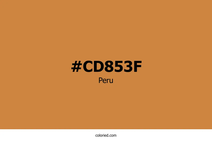 Peru Color Hex Code