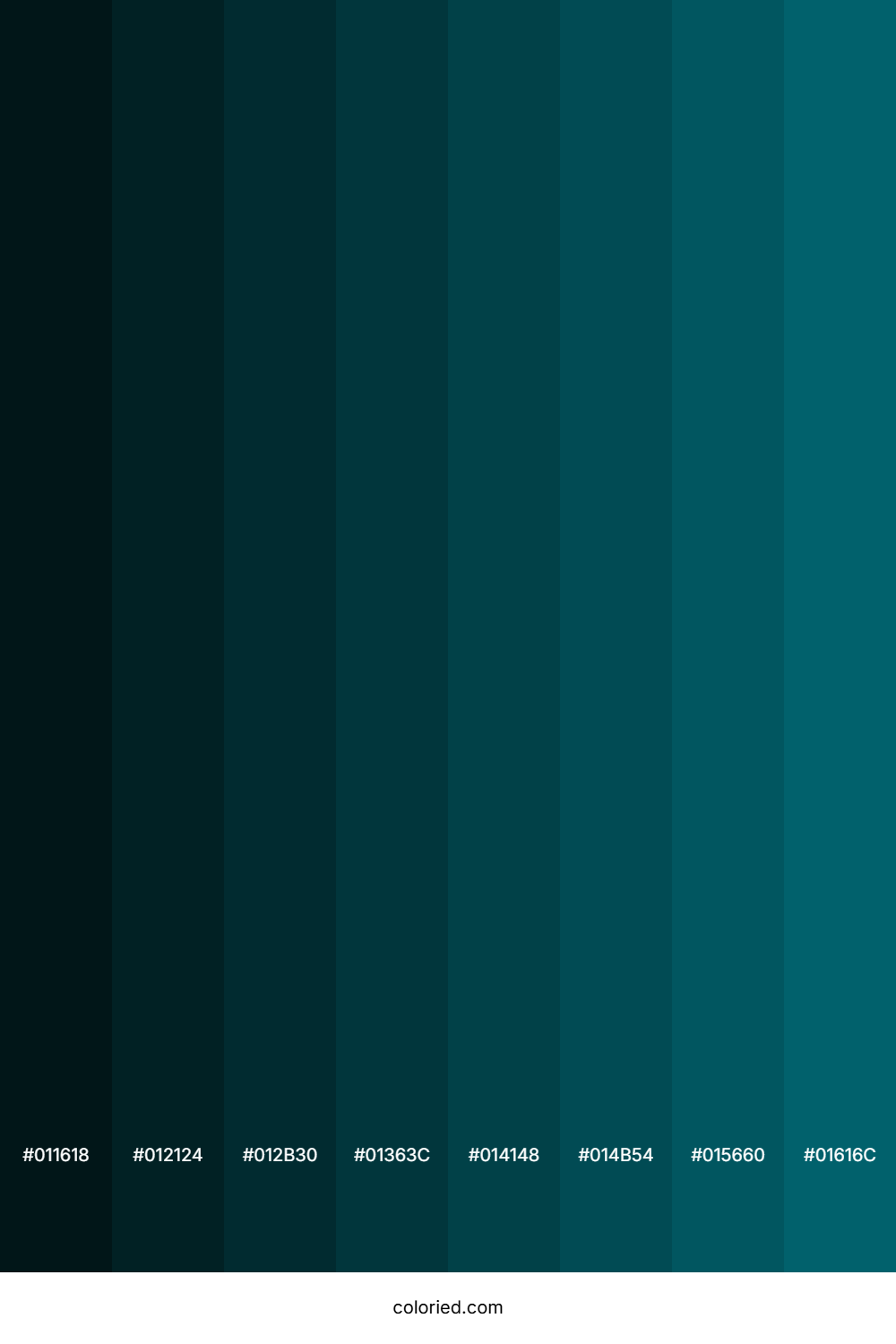 Petrol Color Shades
