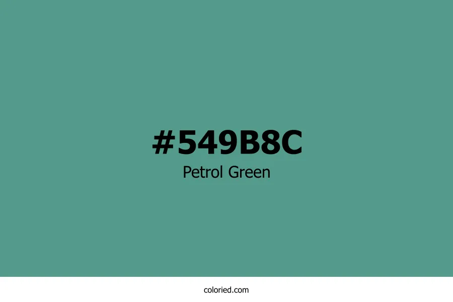 Petrol Green Color