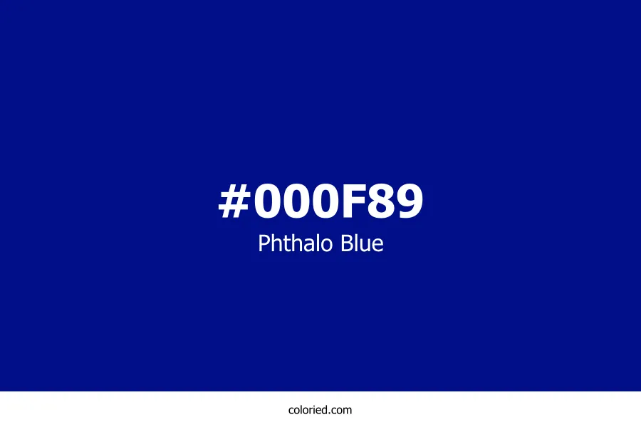 Phthalo Blue Color