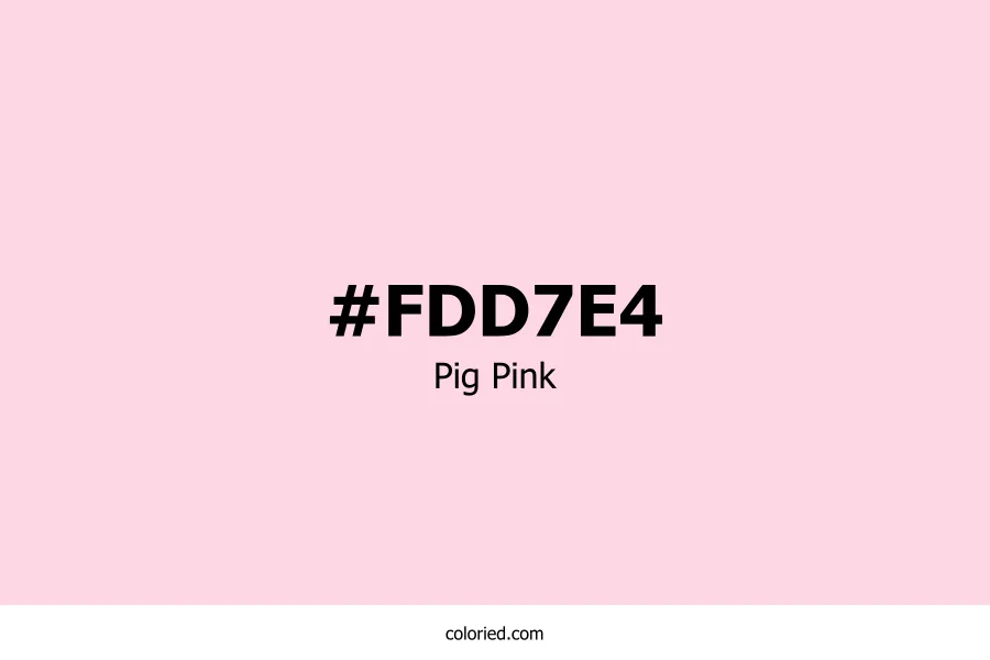 Pig Pink Color