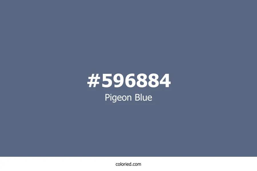 Pigeon Blue Color