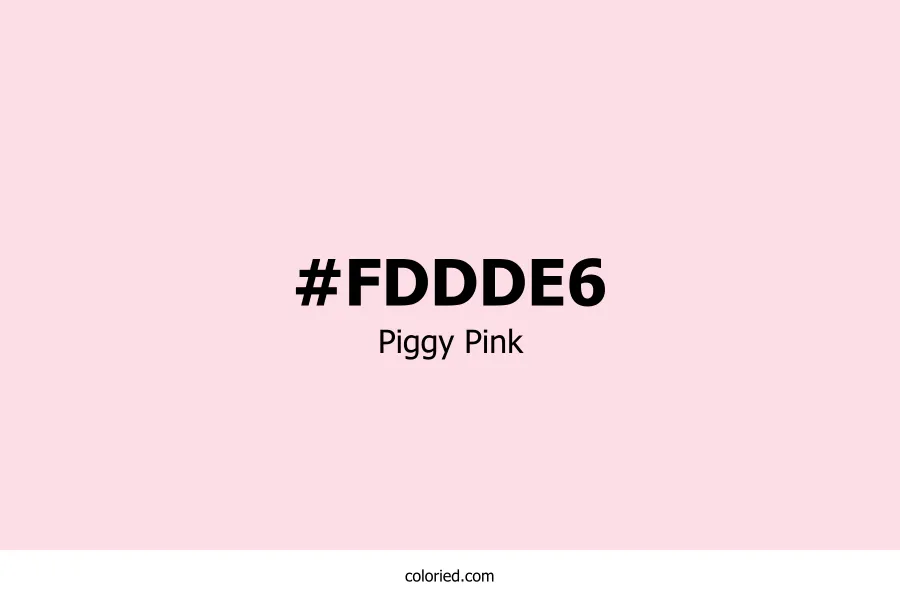 Piggy Pink Color