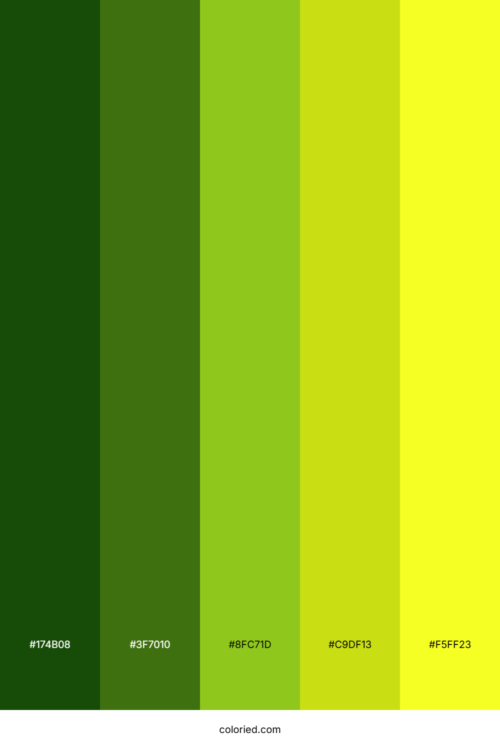Pine and Lemon Color Palette