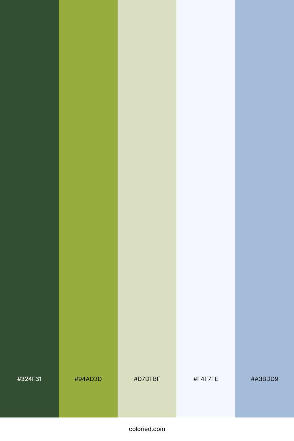 Pine Moss Cloud Palette