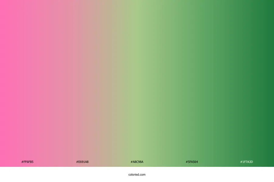 Pink and Green Gradient