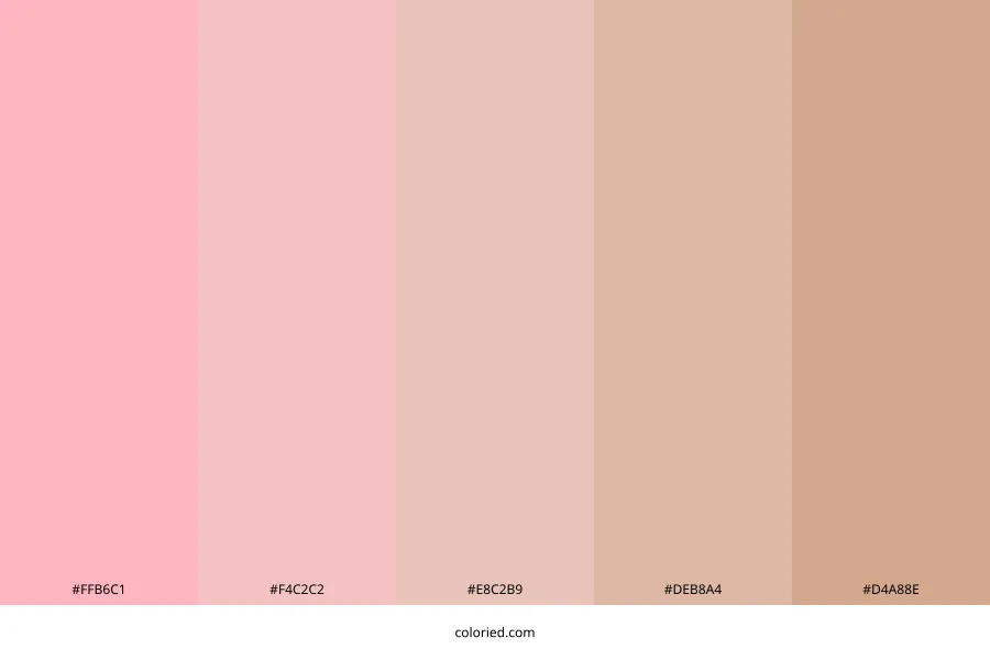 Pink and Nude Color Palette