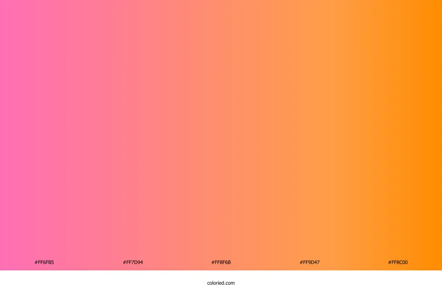 Pink and Orange Gradient