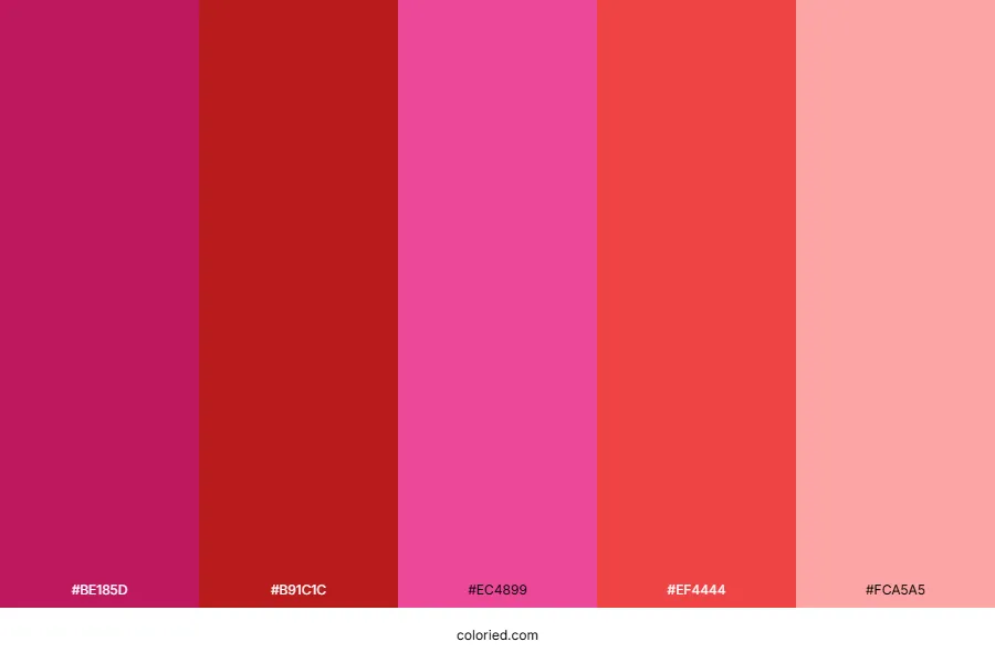 Pink and Red Color Palette