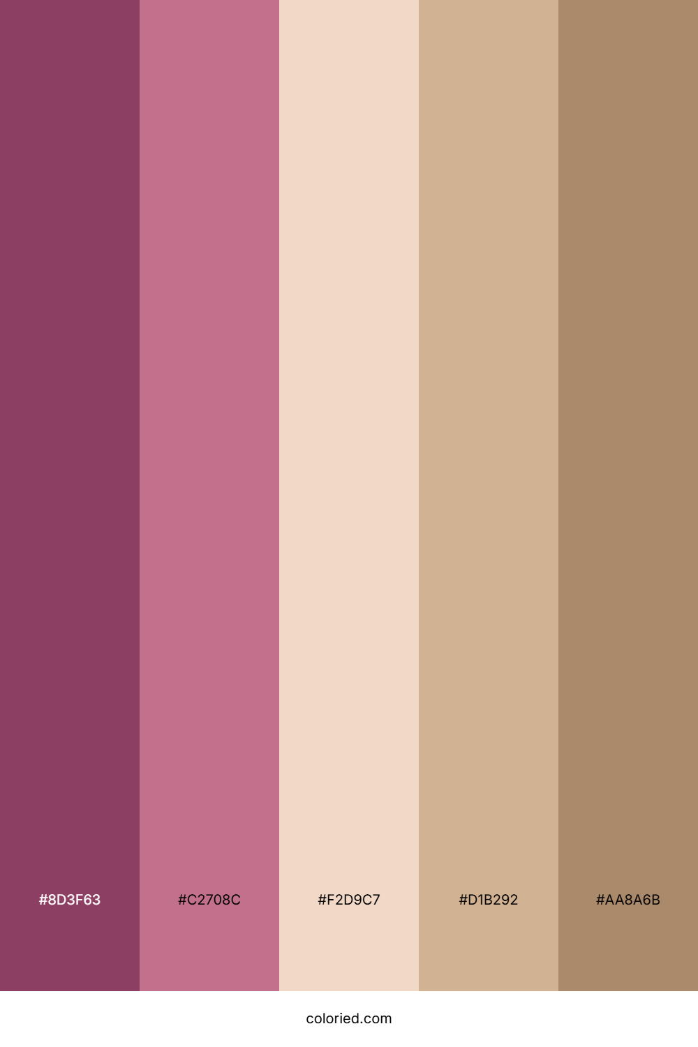 Pink Beige Color Palette