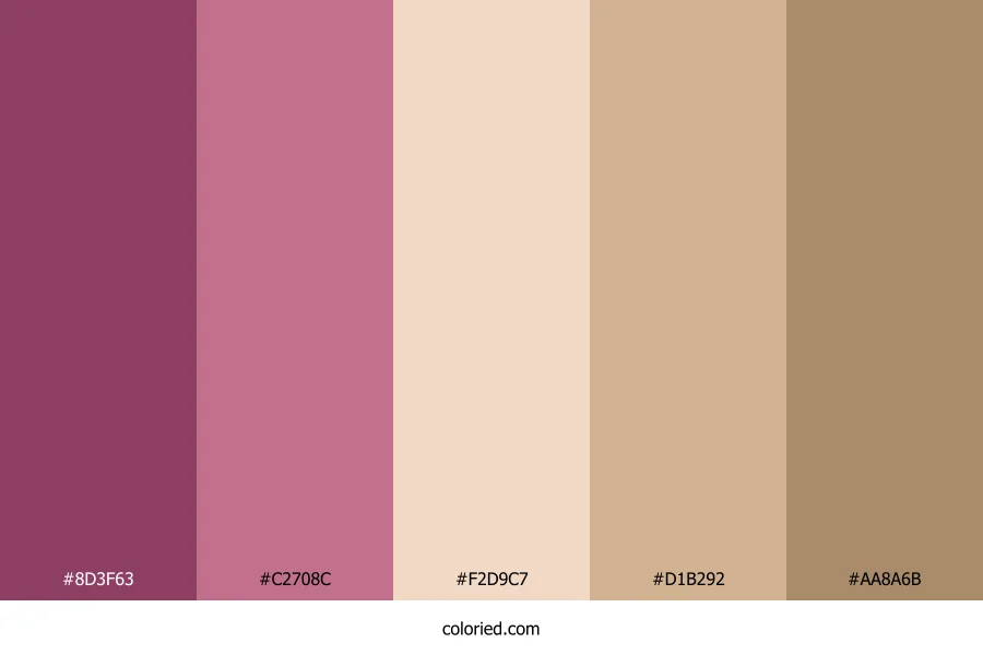 Pink Beige Color Palette