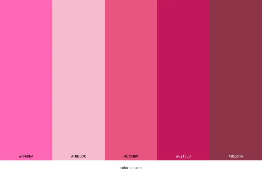 Pink Berry Color Palette